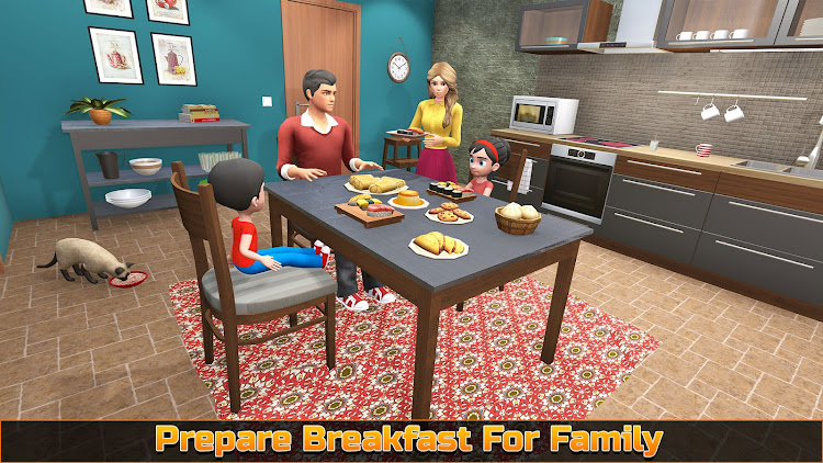 #4. Virtual Mom Family Life Sim 3D (Android) By: Pioneer Gamerz