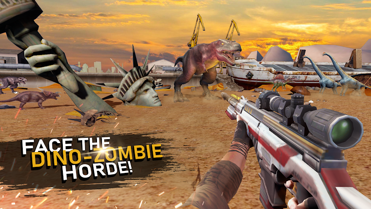 #4. Sniper Hunter - Dino & Zombie (Android) By: NipsDreamZ Game Studio