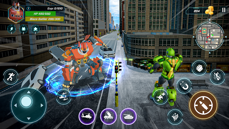 #2. Blaze Robot Monster Transform (Android) By: APPASTUR