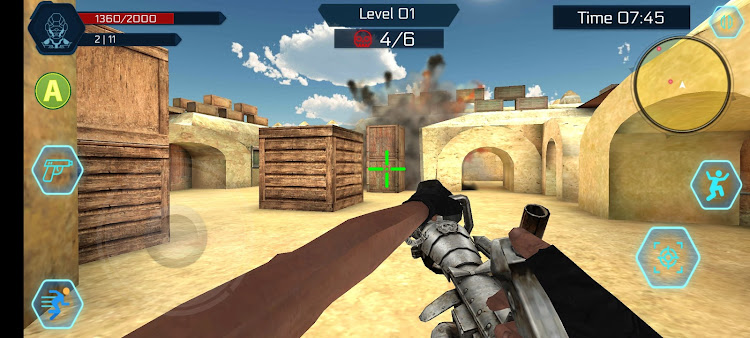 #7. Strike Terrorist - 3D FPS (Android) By: DUCKY DUKE