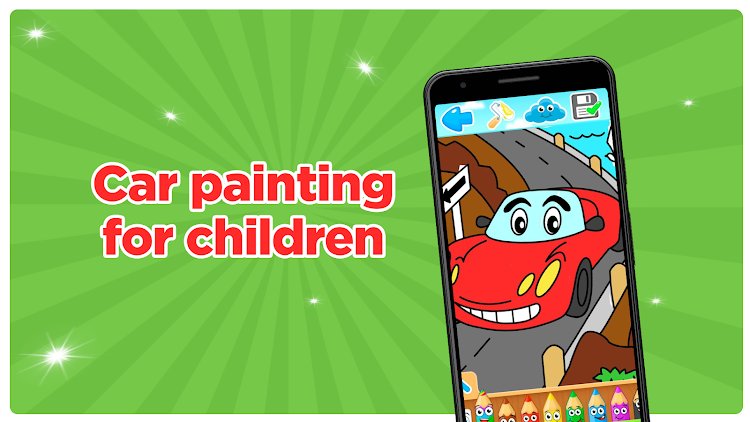 #7. Painting cars. (Android) By: Y-Group games