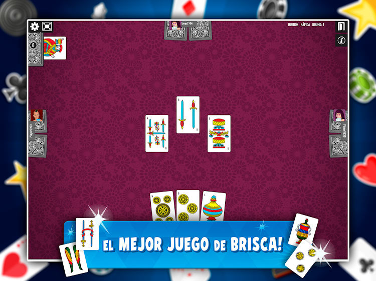 #7. Brisca Más – Card Games (Android) By: Spaghetti Interactive Srl