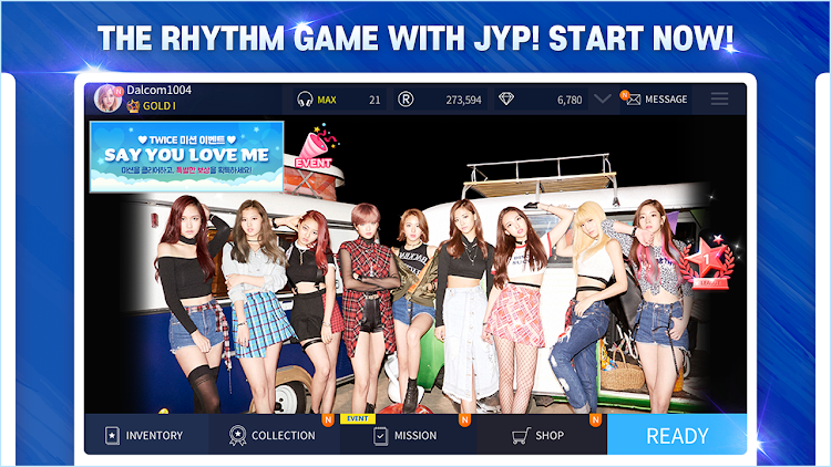 #2. SUPERSTAR JYPNATION (Android) By: Dalcomsoft, Inc.