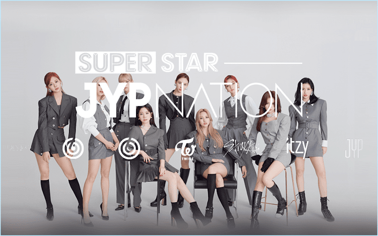 #6. SUPERSTAR JYPNATION (Android) By: Dalcomsoft, Inc.