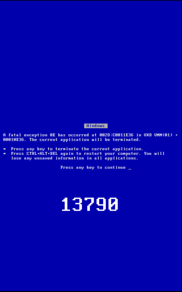 #2. Blue Screen of Death (Android) By: CRAE Software