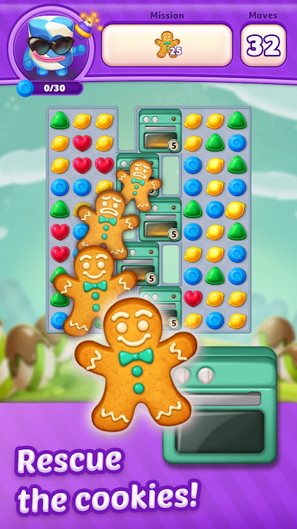 #8. Lollipop Sweet Heroes Match3 (Android) By: Puzzle1Studio