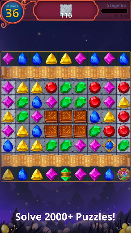 #4. Jewels Magic: Mystery Match3 (Android) By: Puzzle1Studio