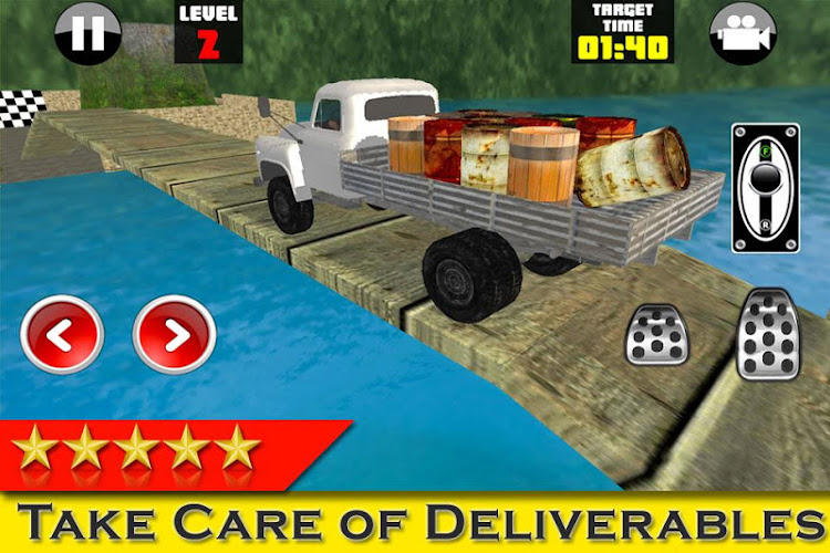 #3. Trucker Hero - 3D Game (Android) By: MaxPlay Apps