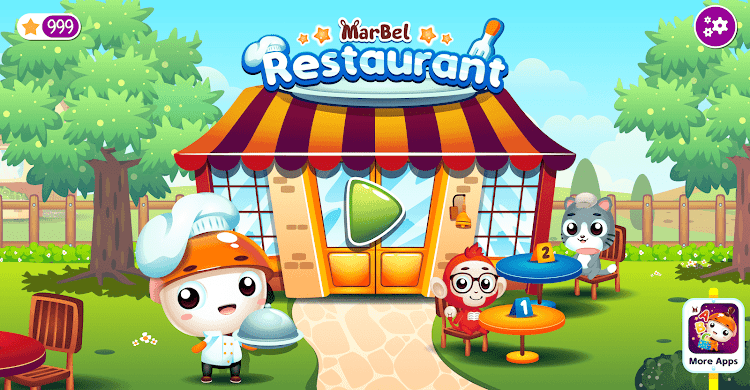 #6. Marbel Restaurant - Kids Games (Android) By: Educa Studio