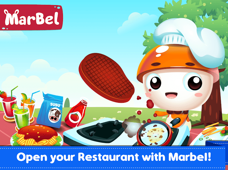 #7. Marbel Restaurant - Kids Games (Android) By: Educa Studio