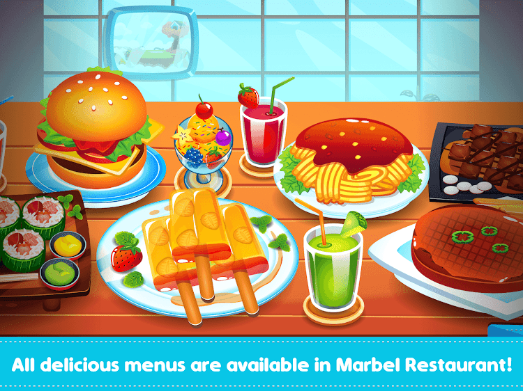 #9. Marbel Restaurant - Kids Games (Android) By: Educa Studio