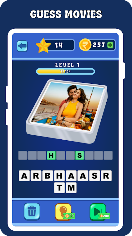 #2. Guess Bollywood Movies, Actors (Android) By: Code Cerebrum