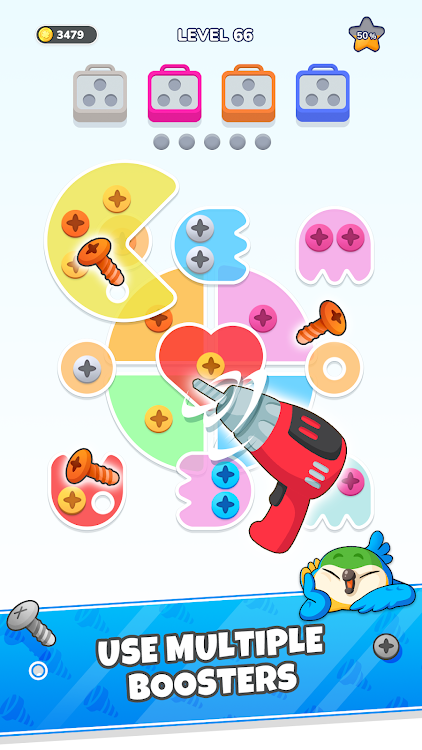 #4. Screw Master: Nuts Jam Puzzle (Android) By: EasyFun Puzzle Game Studio