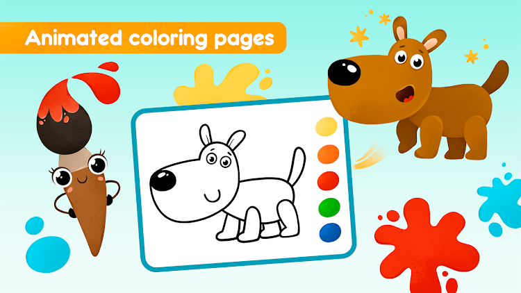 #3. Coloring book Drawing games (Android) By: Mahjong Brain Puzzles