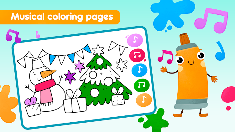 #4. Coloring book Drawing games (Android) By: Mahjong Brain Puzzles