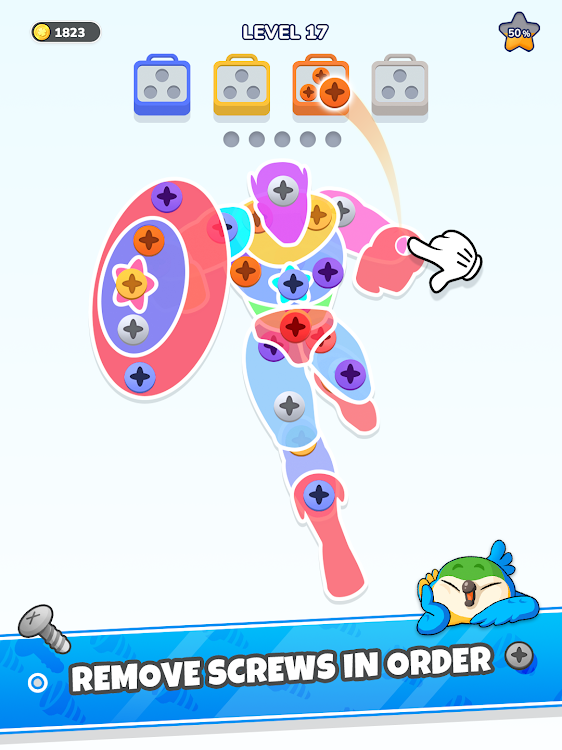 #9. Screw Master: Nuts Jam Puzzle (Android) By: EasyFun Puzzle Game Studio