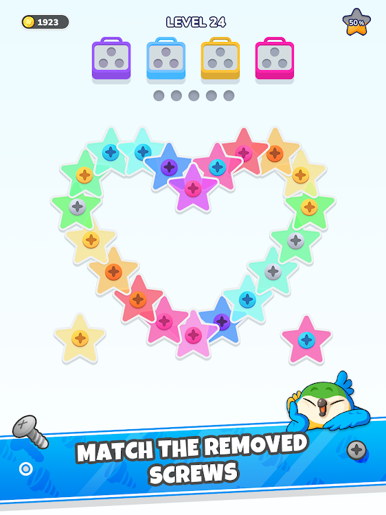 #10. Screw Master: Nuts Jam Puzzle (Android) By: EasyFun Puzzle Game Studio