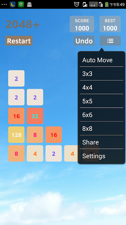 #7. 2048 Plus (Android) By: Sun.Rain