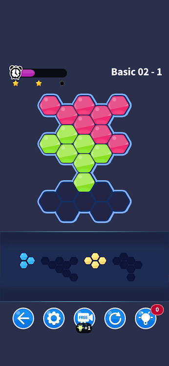 #2. Hexa Block puzzle match game (Android) By: NIRMITA ENTERTAINMENT