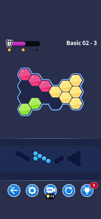 #4. Hexa Block puzzle match game (Android) By: NIRMITA ENTERTAINMENT