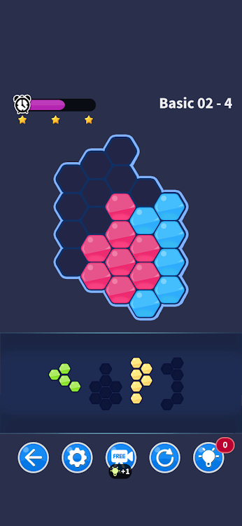 #5. Hexa Block puzzle match game (Android) By: NIRMITA ENTERTAINMENT