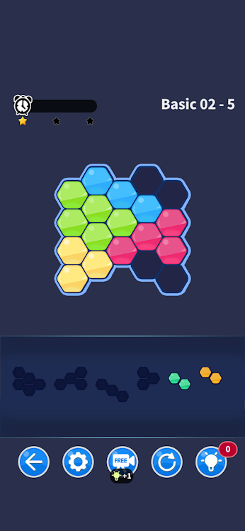 #6. Hexa Block puzzle match game (Android) By: NIRMITA ENTERTAINMENT