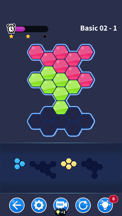 #9. Hexa Block puzzle match game (Android) By: NIRMITA ENTERTAINMENT