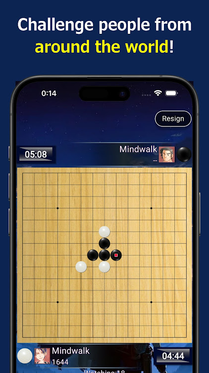 #2. Gomoku Quest - Online Renju (Android) By: Mindwalk Corp.