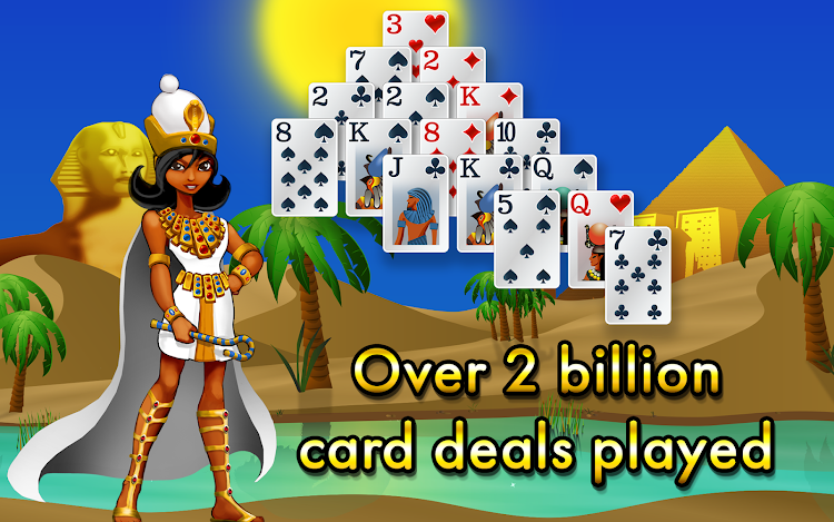 #10. Pyramid Solitaire - Egypt (Android) By: Glowing Eye Games Limited