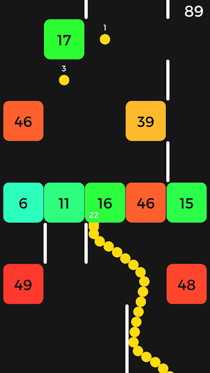 #3. Snake VS Block (Android) By: VOODOO