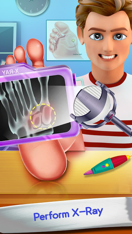 #4. Foot Doctor ASMR Offline Games (Android) By: Taprix