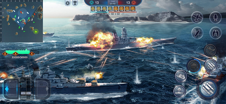 #2. King of Warship: 10v10 (Android) By: FUNPLAY Games