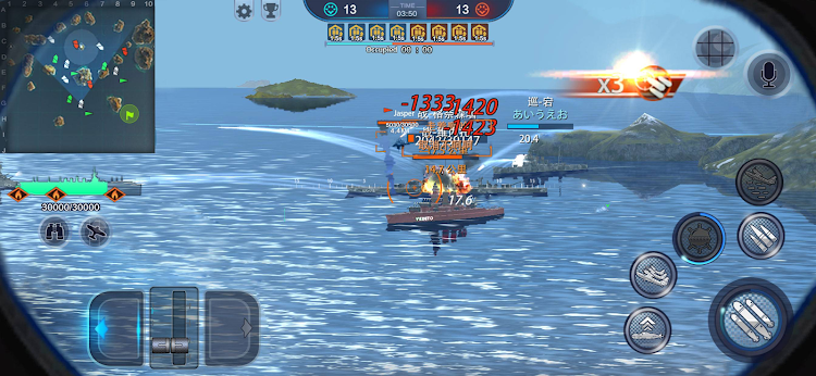 #5. King of Warship: 10v10 (Android) By: FUNPLAY Games