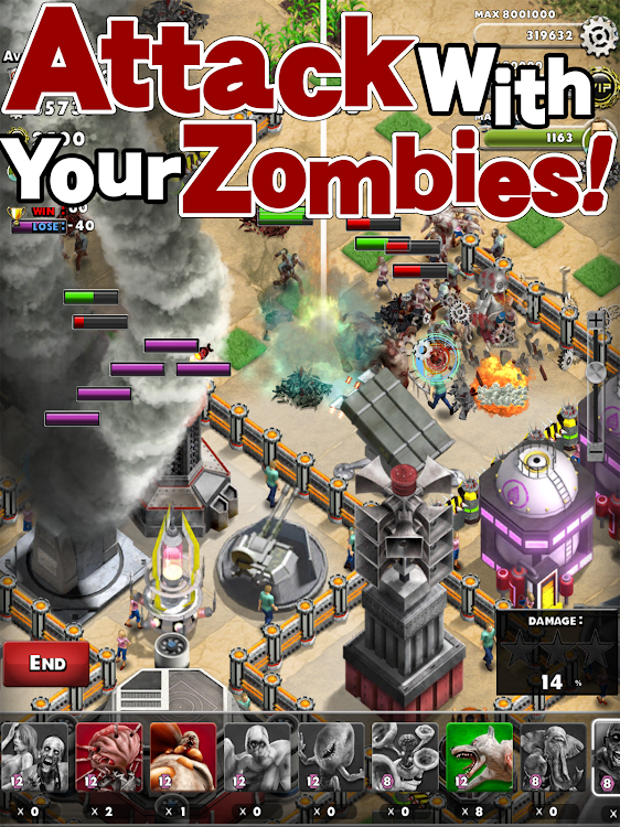 #9. UNDEAD FACTORY - Zombie game. (Android) By: BTD STUDIO