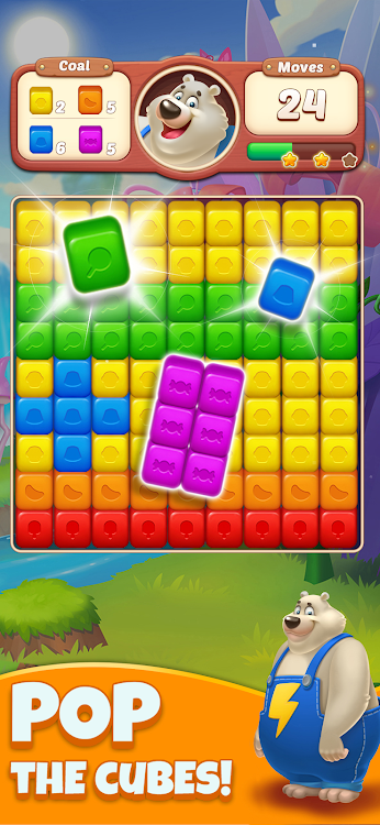 #9. Cube Blast: Match 3 Puzzle (Android) By: gameone