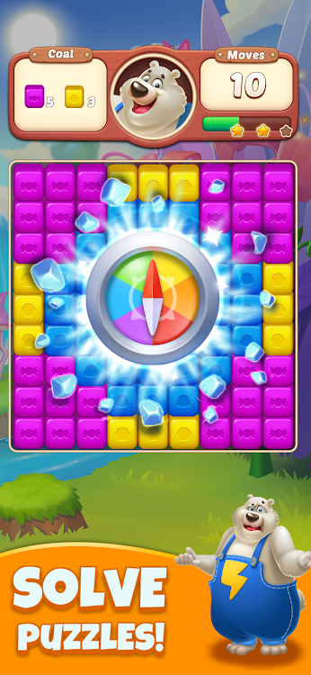 #10. Cube Blast: Match 3 Puzzle (Android) By: gameone