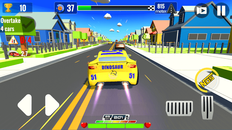 #5. Super Kids Car Racing (Android) By: Beisoft Games