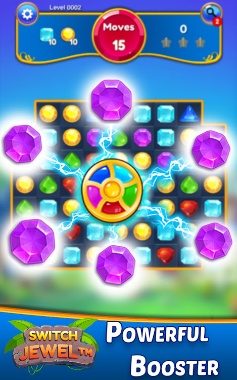 #2. Switch Jewel™ (Android) By: Jewel - Lazy Chick