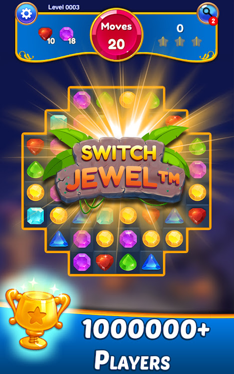 #6. Switch Jewel™ (Android) By: Jewel - Lazy Chick