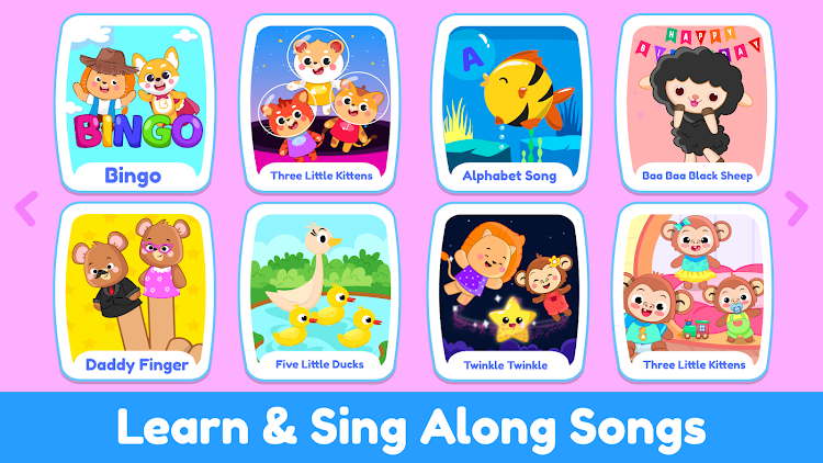 #2. Nursery Rhymes Songs for Kids (Android) By: GunjanApps Studios