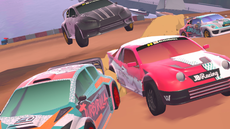 #5. Rally Clash - Car Racing Game (Android) By: Turborilla