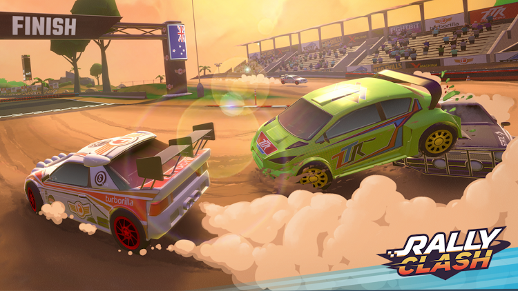 #6. Rally Clash - Car Racing Game (Android) By: Turborilla