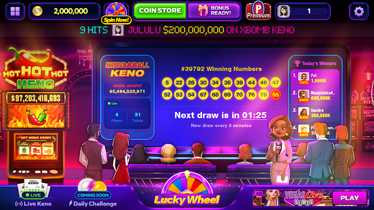 #8. Vegas Keno (Android) By: PLAYDOG