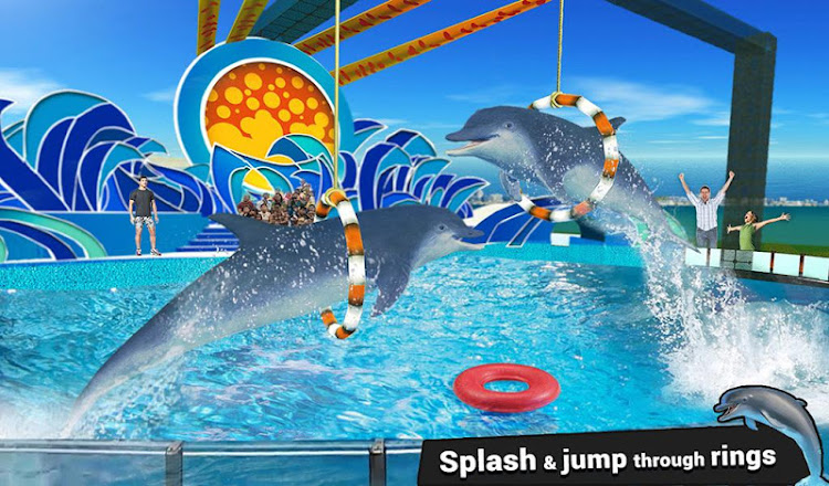 #10. Dolphin Water Stunts Show (Android) By: MobilMinds Apps