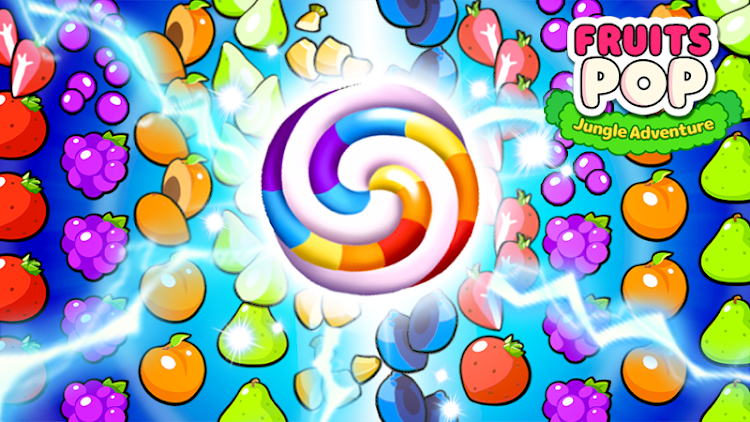 #6. Fruits POP : Match 3 Puzzle (Android) By: SUPERBOX Inc