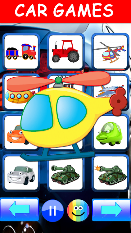 #8. Car sounds kids (Android) By: Mama papa