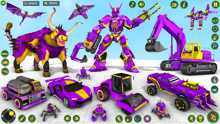 #7. Bull Robot Car Game:Robot Game (Android) By: Cradley Creations