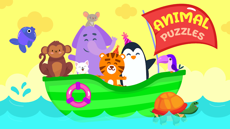 #9. Animal Puzzle & Games for Kids (Android) By: GunjanApps Studios