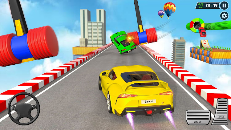 #3. Mega Ramps Stunt Car Games 3D (Android) By: Game Pace