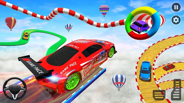 #4. Mega Ramps Stunt Car Games 3D (Android) By: Game Pace